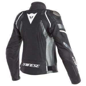 Dainese Avro 4 Kadın Deri Mont Siyah Beyaz