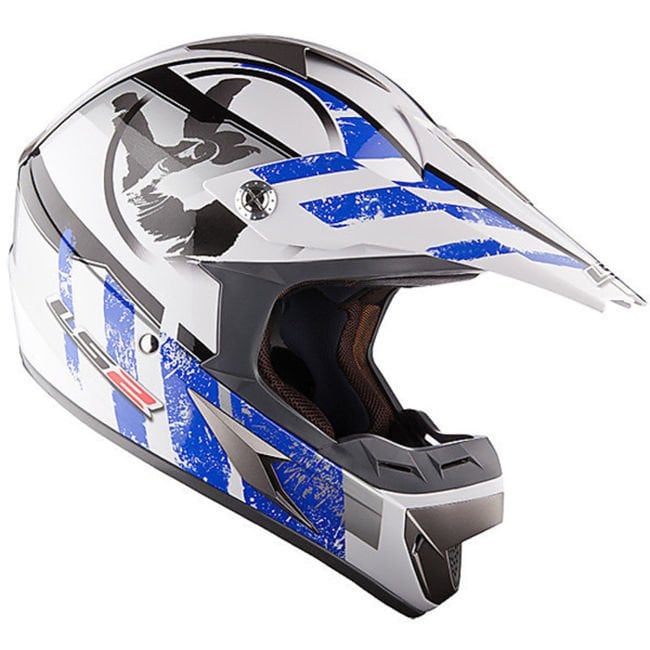 Ls2 MX433 Kask Stripe Mavi