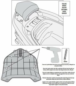 Givi SR1123Mm Honda Forza 300 Abs Arka Çanta Demiri