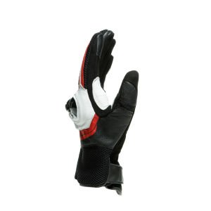 Dainese Mig 3 Deri Eldiven Black White Red