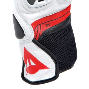 Dainese Mig 3 Deri Eldiven Black White Red