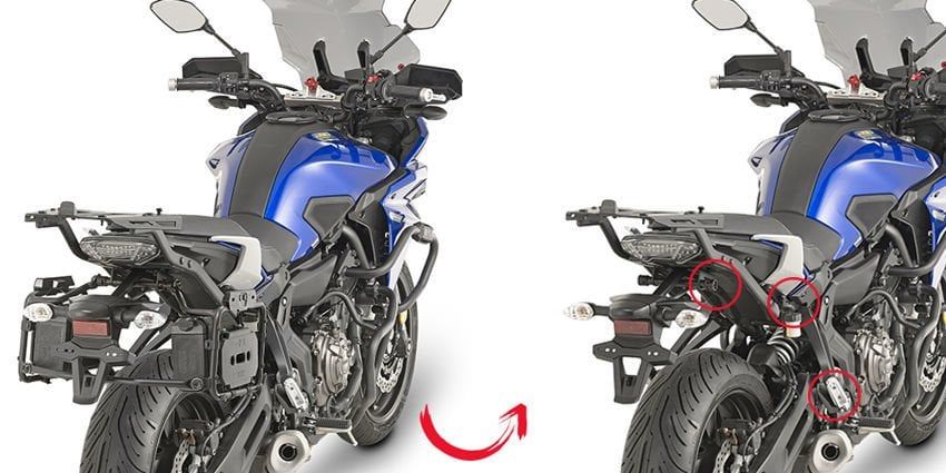 Givi PLXR2130 Yamaha MT-07 Tracer Yan Çanta Demiri