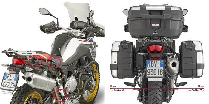 Givi PLR5127 Bmw F750GS - F850GS Yan Çanta Demiri