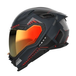 Nexx X.Wst 3 Kask Fluence Mat Gri Kırmızı