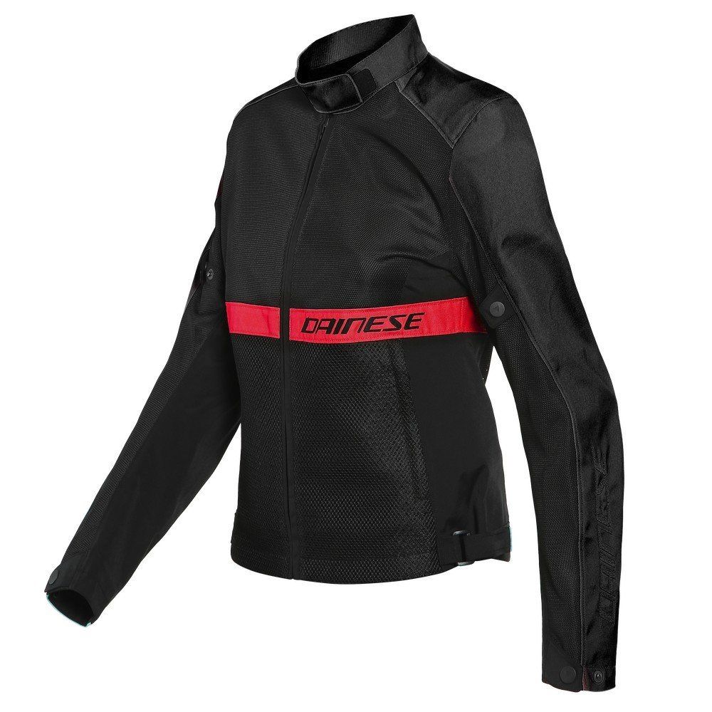 Dainese Ribelle Air Kadın Mont Siyah Kırmızı