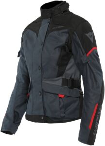 Dainese Tempest 3 D-Dry Kadın Mont Ebony Lava Kırmızı