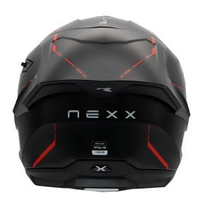 Nexx Y.100R Kask React Mat Siyah Kırmızı