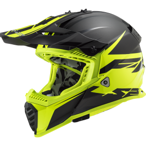 Ls2 Fast Evo Roar Kask Mat Siyah Neon Sarı