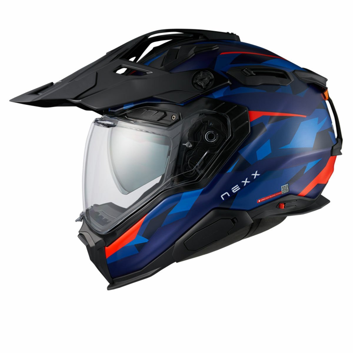 Nexx X.Wed 3 Kask Trailmania Mat Mavi Kırmızı