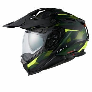 Nexx X.Wed 3 Kask Trailmania Mat Yeşil Neon Sarı