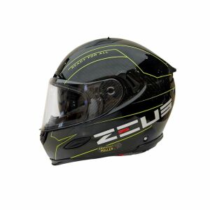 Zeus Kask ZS-1800B Gloss Carbon Fluo Sarı