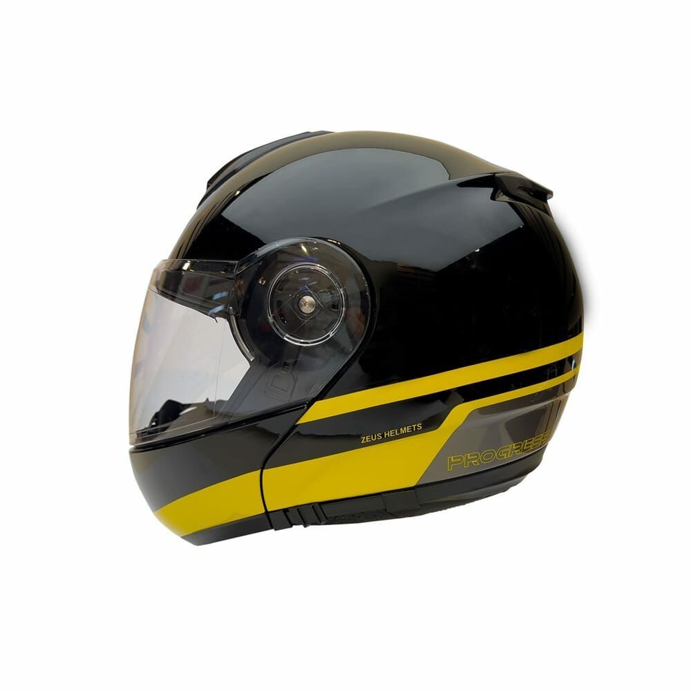 Zeus Kask ZS-3050 Siyah BE6 Sarı