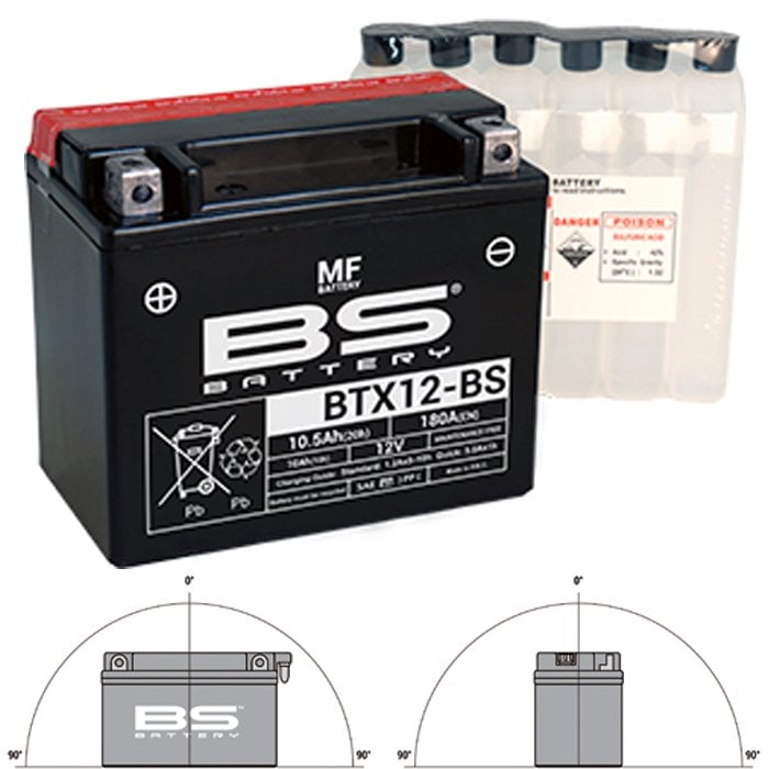 BS Battery BTX12-BS Motosiklet Aküsü