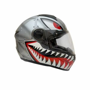 Zeus ZS-811A Kask Gümüş Siyah