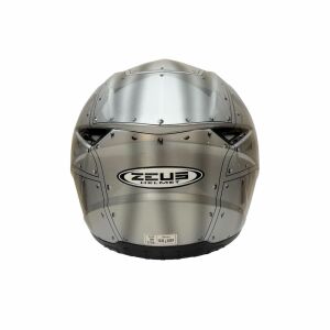 Zeus ZS-811A Kask Gümüş Siyah