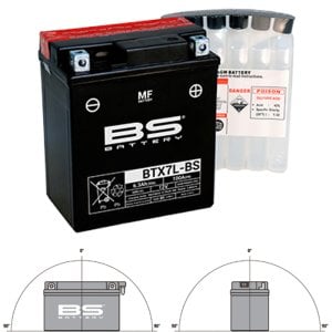 BS Battery BTX7L-BS Motosiklet Aküsü