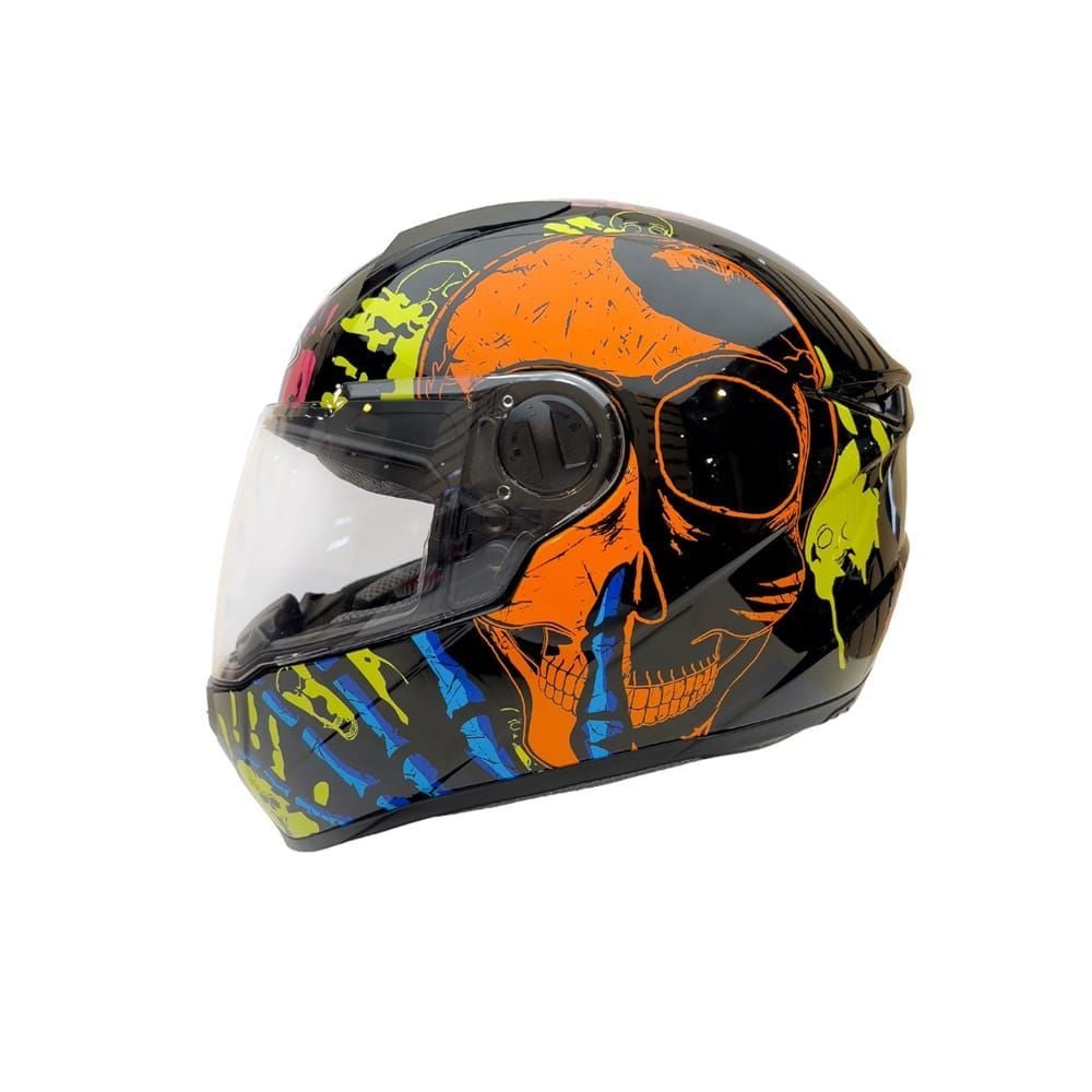 Zeus Kask ZS-811A Turuncu Siyah