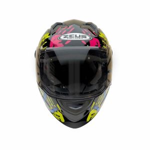 Zeus Kask ZS-811A Turuncu Siyah