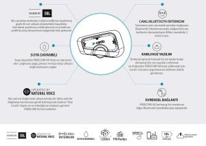 Cardo Freecom 4X Bluetooth Intercom Tekli