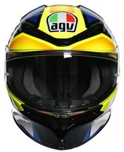 AGV K6 Kask Joan Black Blue Yellow