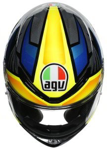 AGV K6 Kask Joan Black Blue Yellow