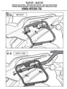 Givi PLX1127 Honda Integra 750 (14) Yan Çanta Demiri