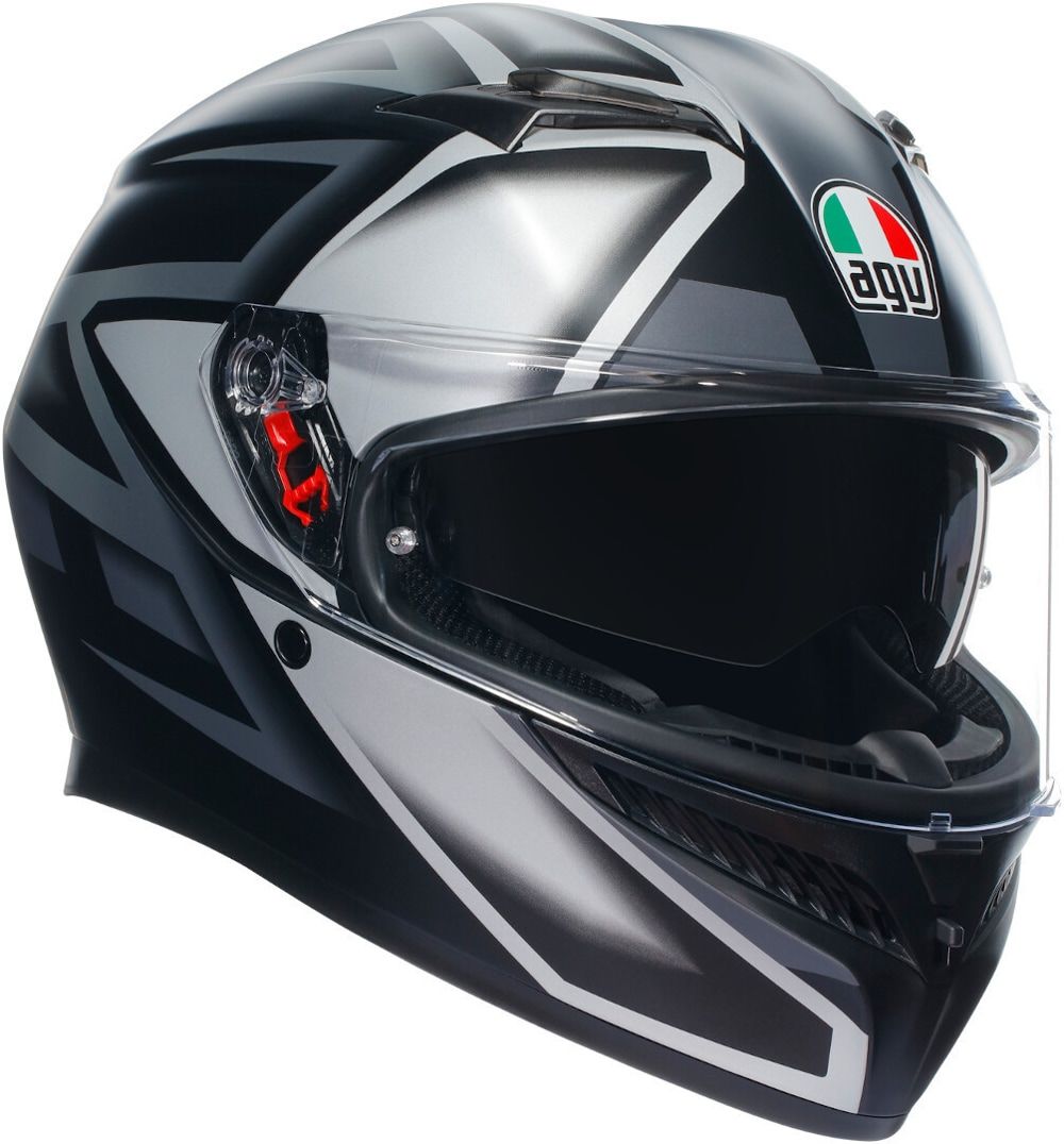 Agv K3 Kask Compound Mat Siyah Gri