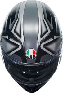 Agv K3 Kask Compound Mat Siyah Gri