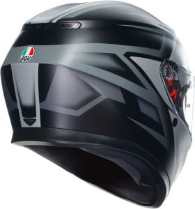 Agv K3 Kask Compound Mat Siyah Gri