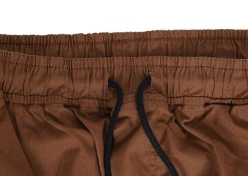 Battal Beden Çok Cepli Beli Lastikli Pantolon Kiremit Renk
