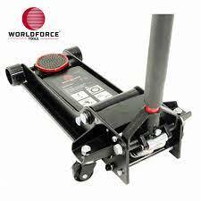 WORLDFORCE 5 Ton Çift Pistonlu Arabalı Alçak Kriko