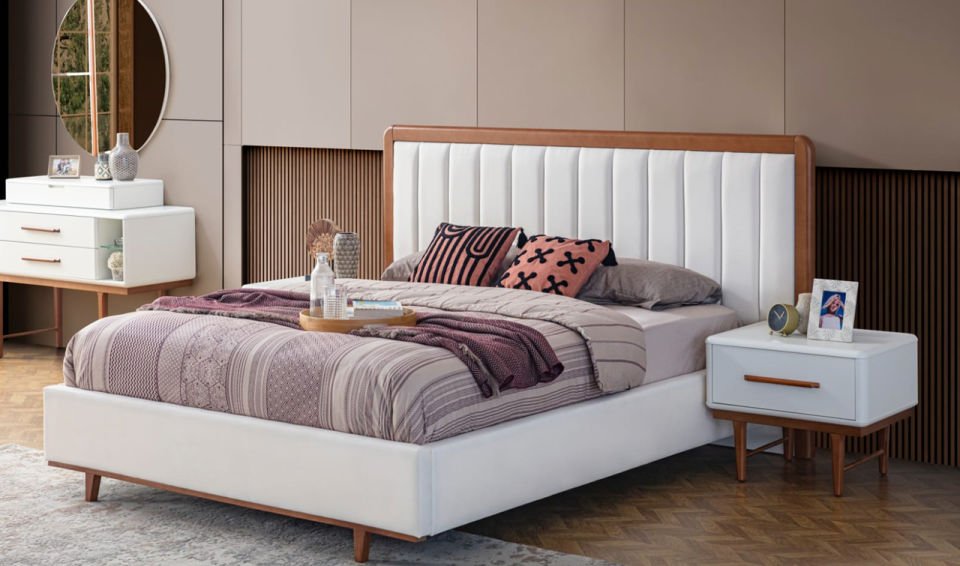 Pier Modern Yatak Odası Takımı - Lake Boyalı & Bazalı