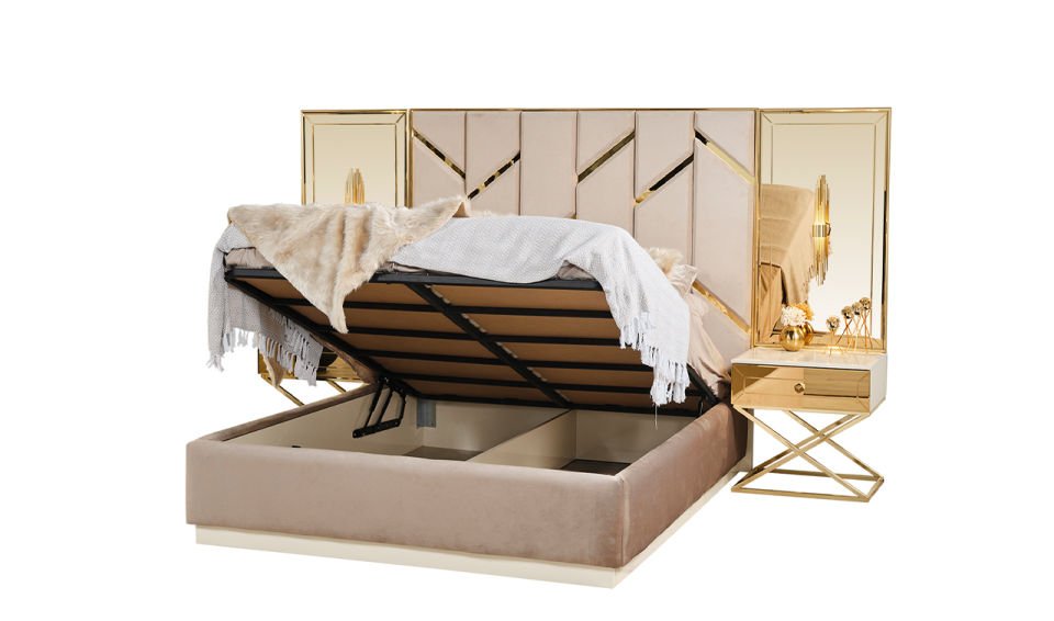 Gold Luxury Yatak Odası Takımı