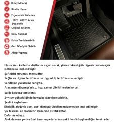 Audi a3 3d havuzlu paspas 2013 / 2020 Rizline