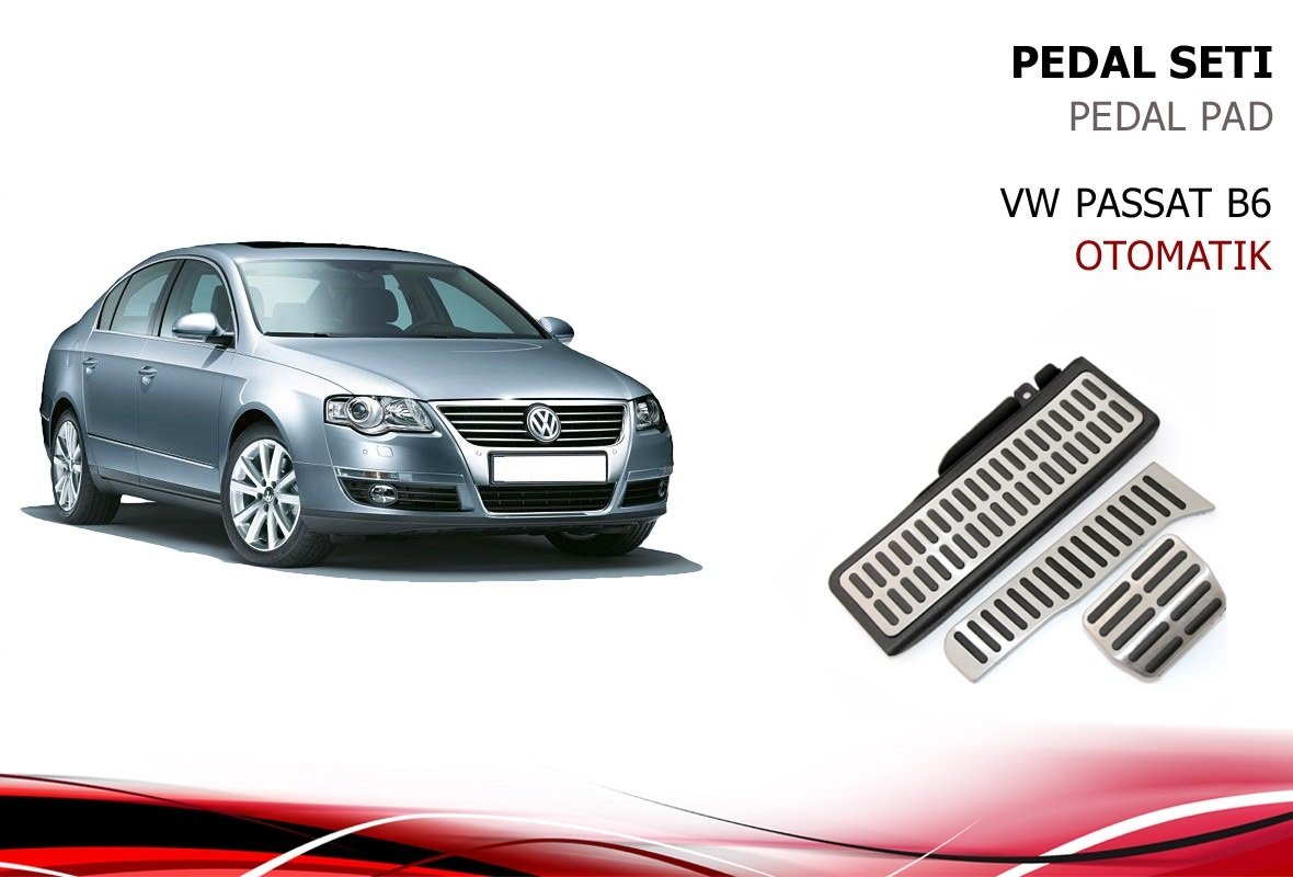 Vw passat b7 pedal seti takımı geçmeli otomotik 2011+