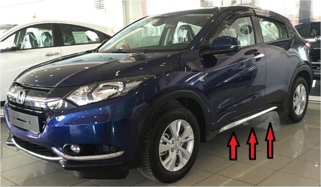 Honda hrv uyumlu yan marşbiyel çıtası kromu nikelajı 2016+ yeni hrv