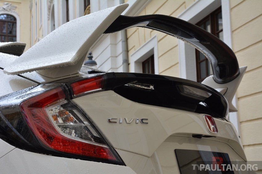 Honda civic fk7 için uygundur typer bagaj üstü spoiler 2016+ boyasız