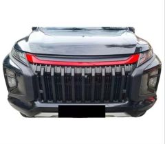 Mitsubishi l200 ön panjur ızgara kırmızı çizgili 2019+