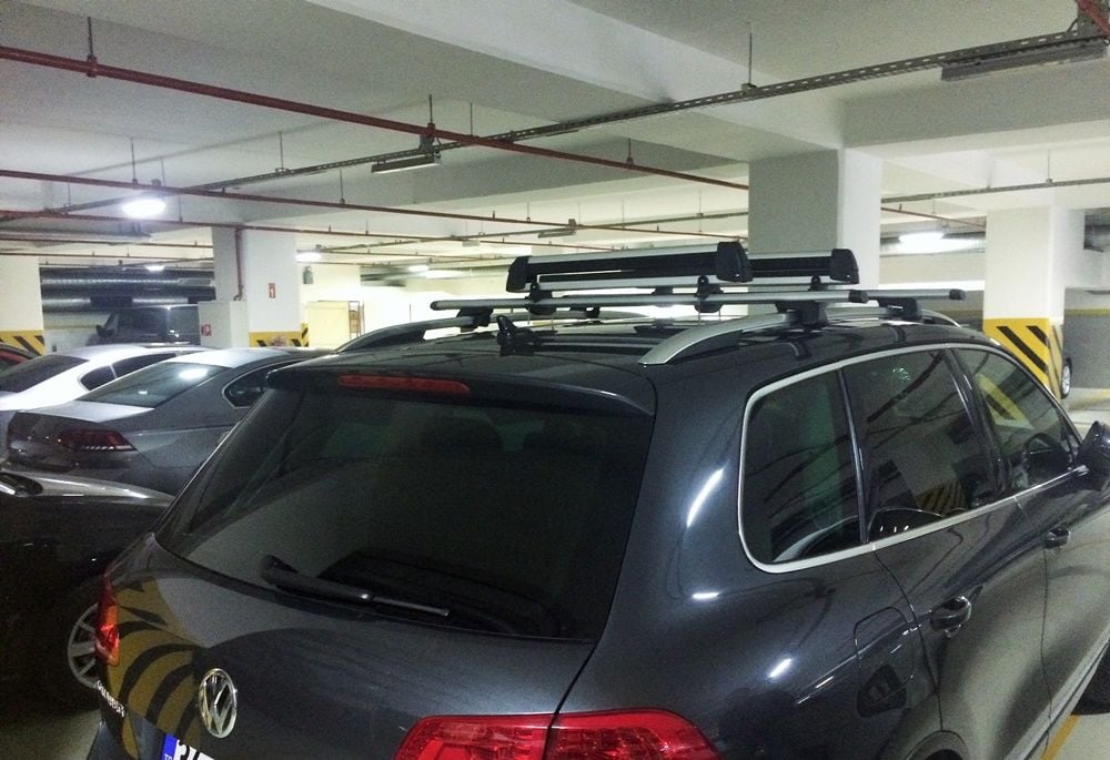 Araç üstü kayak bagajı kilitli sybg107