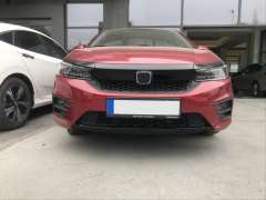 Honda city uyumlu ön tampon alt çıtası piano black 2021+