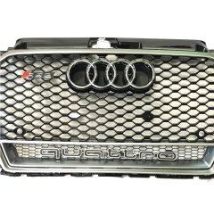 Audi a3 rs3 ön panjur ızgara krom siyah 2016+