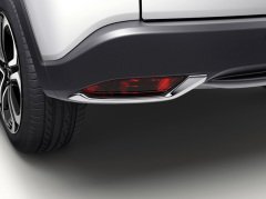 Honda hrv uyumlu için uygundur arka tampon çıtası krom sis çerçevesi 2016- yeni hrv