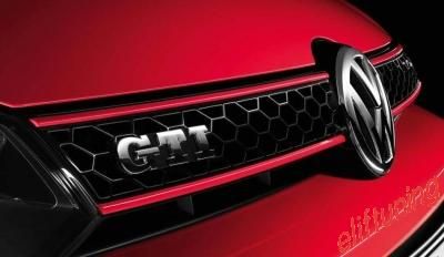 Vw golf 6 mk6 gti ön panjur ızgara kırmızı şeritli 2009+