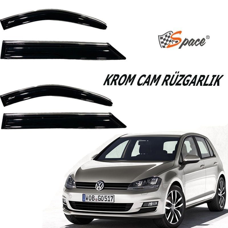 Volkswagen GOLF 7 Krom cam rüzgarlığı  2014-2020 / CARU409