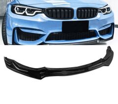 Bmw f32 f82 m4 ön tampon altı lip pianoblack