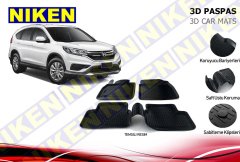 Honda crv uyumlu 3d havuzlu paspas 2013 / 2017 niken