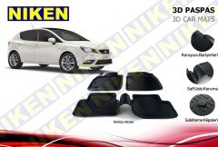 Seat ibiza 3d havuzlu paspas 2009+ niken