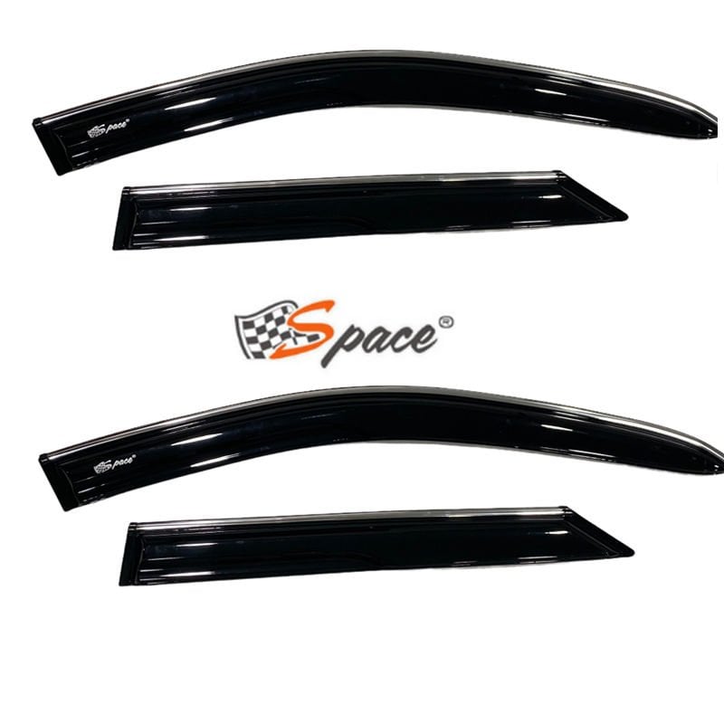 Honda civic uyumlu cam rüzgarlığı kromlu 2001 / 2006