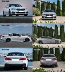 Bmw g30 lci mtech body kit dönüşüm seti komple 2017 / 2020