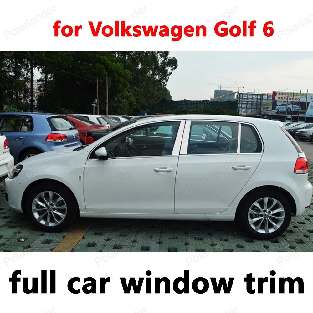 Vw golf 6 cam çerçevesi kenar çıtası krom tamtur 2008 / 2012